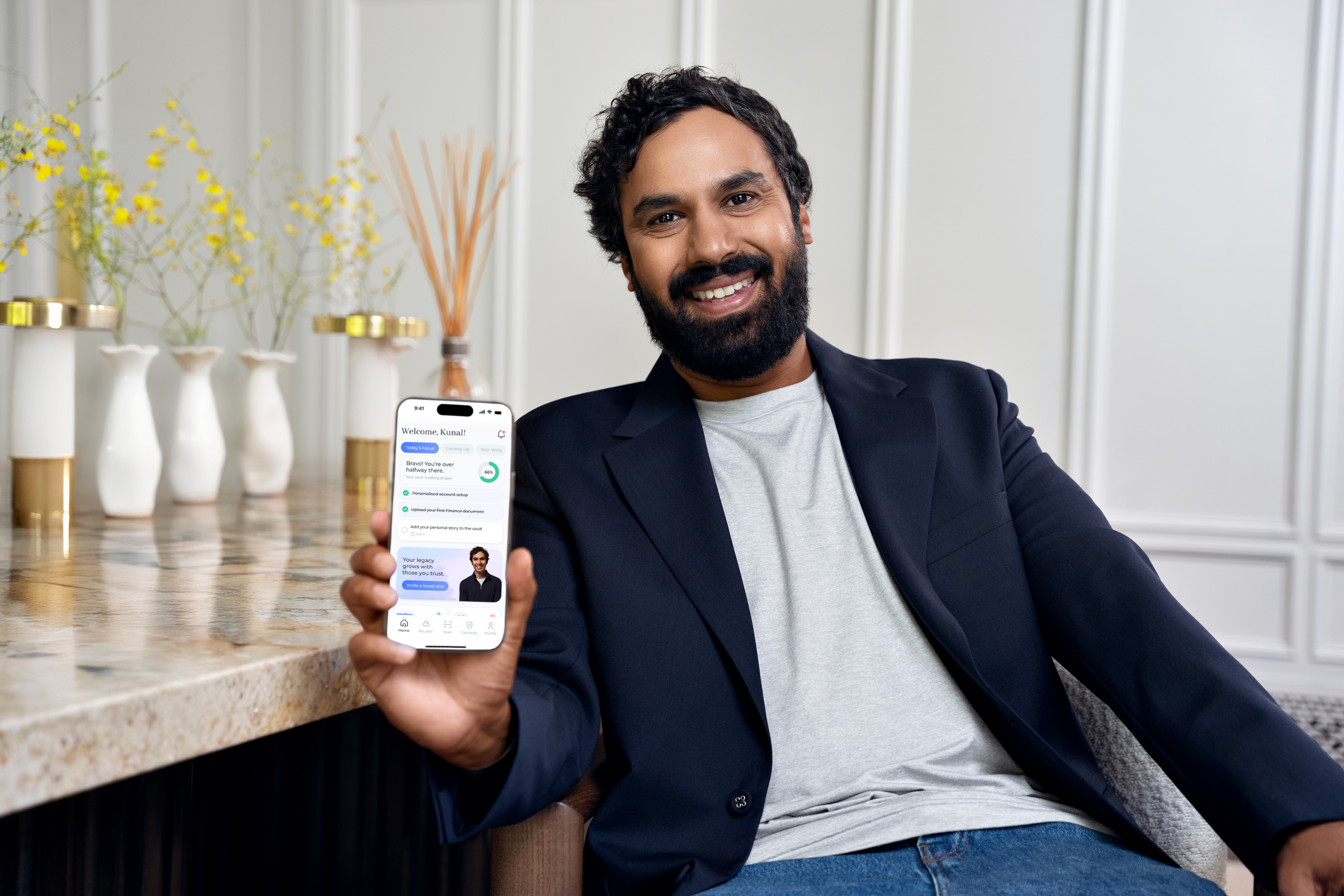 How Actor-Turned-Entrepreneur Kunal Nayyar Is Building A Digital Legacy App